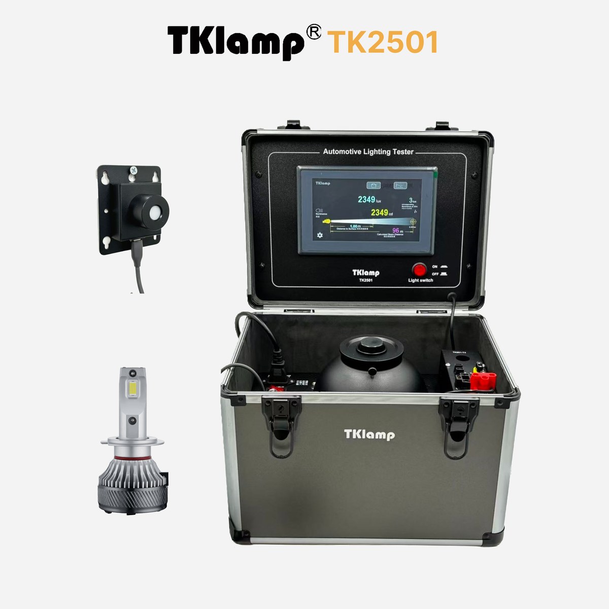 TKlamp 专业车灯测试仪 TK2301 TK2401 TK2501 汽车照明光学测试设备